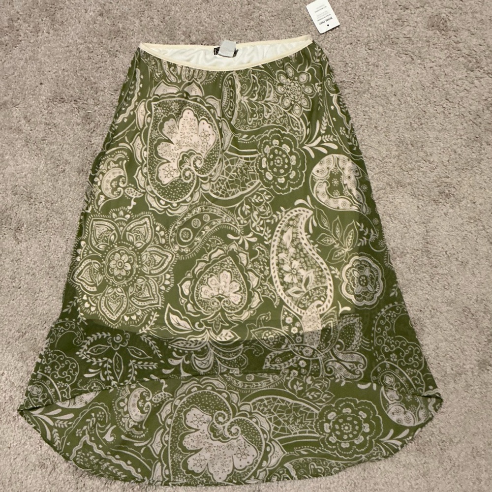 Rampage paisley boho skirt